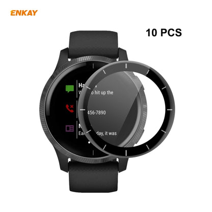 10 PCS ENKAY Hat-Prince 3D Full Screen Soft PC Edge + PMMA HD Screen Protector Film, For Venu 2 / Vivoactive 4 45mm (10 PCS), For Garmin Venu 2S / Vivoactive 4S 40mm (10 PCS), For Redmi Watch (10 PCS), For Huawei B6 (10 PCS)                            ...