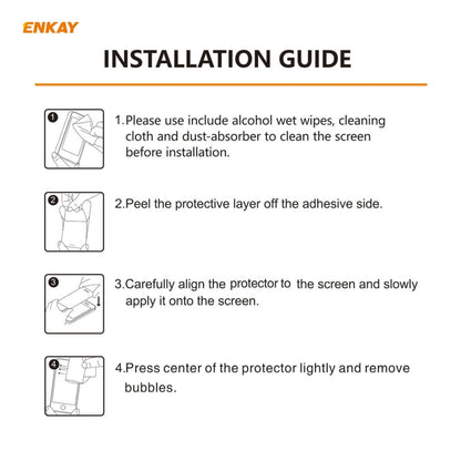 ENKAY Hat-Prince 0.33mm 9H Surface Hardness 2.5D Explosion-proof Tempered Glass Protector Film for Huawei MatePad T 8 / Honor Tablet X7, 1 PCS, 2 PCS