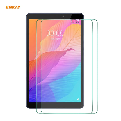 ENKAY Hat-Prince 0.33mm 9H Surface Hardness 2.5D Explosion-proof Tempered Glass Protector Film for Huawei MatePad T 8 / Honor Tablet X7, 1 PCS, 2 PCS