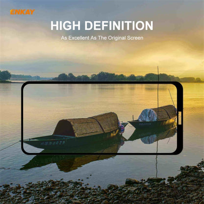 ENKAY Hat-Prince Full Glue 0.26mm 9H 2.5D Tempered Glass Full Coverage Film, For Nokia X10 / X20, For Xiaomi Poco M3 Pro / Redmi Note 10 5G