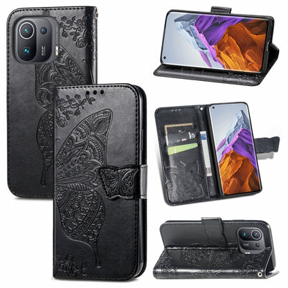 Butterfly Love Flowers Embossed Horizontal Flip Leather Case with Holder & Card Slots & Wallet & Lanyard, For Xiaomi Mi 11 Ultra, For Xiaomi Mi 11 Pro, For Samsung Galaxy S21 FE, For Samsung Galaxy A22 5G, For Samsung Galaxy A22 4G, For Motorola Moto G...