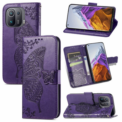 Butterfly Love Flowers Embossed Horizontal Flip Leather Case with Holder & Card Slots & Wallet & Lanyard, For Xiaomi Mi 11 Ultra, For Xiaomi Mi 11 Pro, For Samsung Galaxy S21 FE, For Samsung Galaxy A22 5G, For Samsung Galaxy A22 4G, For Motorola Moto G...