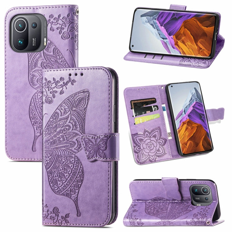 Butterfly Love Flowers Embossed Horizontal Flip Leather Case with Holder & Card Slots & Wallet & Lanyard, For Xiaomi Mi 11 Ultra, For Xiaomi Mi 11 Pro, For Samsung Galaxy S21 FE, For Samsung Galaxy A22 5G, For Samsung Galaxy A22 4G, For Motorola Moto G...