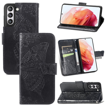 Butterfly Love Flowers Embossed Horizontal Flip Leather Case with Holder & Card Slots & Wallet & Lanyard, For Xiaomi Mi 11 Ultra, For Xiaomi Mi 11 Pro, For Samsung Galaxy S21 FE, For Samsung Galaxy A22 5G, For Samsung Galaxy A22 4G, For Motorola Moto G...