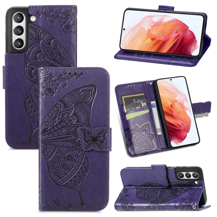 Butterfly Love Flowers Embossed Horizontal Flip Leather Case with Holder & Card Slots & Wallet & Lanyard, For Xiaomi Mi 11 Ultra, For Xiaomi Mi 11 Pro, For Samsung Galaxy S21 FE, For Samsung Galaxy A22 5G, For Samsung Galaxy A22 4G, For Motorola Moto G...