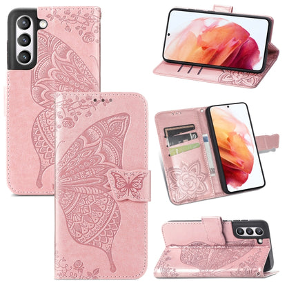Butterfly Love Flowers Embossed Horizontal Flip Leather Case with Holder & Card Slots & Wallet & Lanyard, For Xiaomi Mi 11 Ultra, For Xiaomi Mi 11 Pro, For Samsung Galaxy S21 FE, For Samsung Galaxy A22 5G, For Samsung Galaxy A22 4G, For Motorola Moto G...