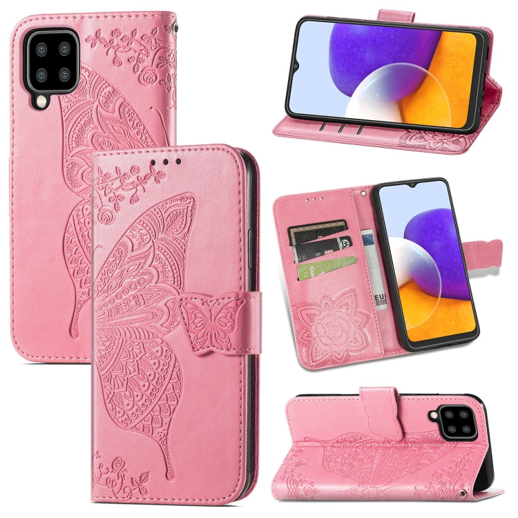 Butterfly Love Flowers Embossed Horizontal Flip Leather Case with Holder & Card Slots & Wallet & Lanyard, For Xiaomi Mi 11 Ultra, For Xiaomi Mi 11 Pro, For Samsung Galaxy S21 FE, For Samsung Galaxy A22 5G, For Samsung Galaxy A22 4G, For Motorola Moto G...