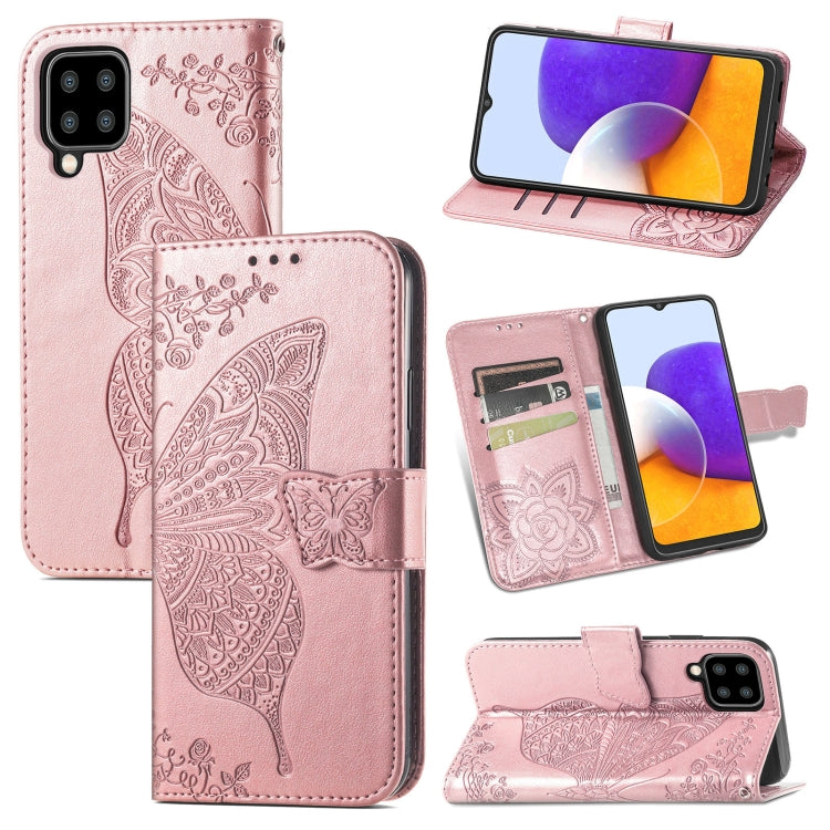 Butterfly Love Flowers Embossed Horizontal Flip Leather Case with Holder & Card Slots & Wallet & Lanyard, For Xiaomi Mi 11 Ultra, For Xiaomi Mi 11 Pro, For Samsung Galaxy S21 FE, For Samsung Galaxy A22 5G, For Samsung Galaxy A22 4G, For Motorola Moto G...