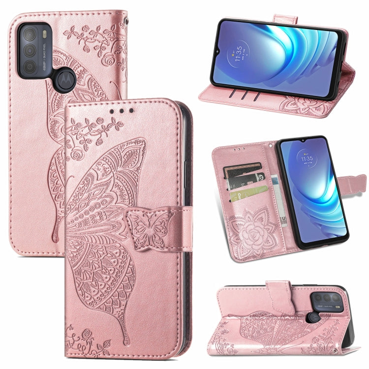Butterfly Love Flowers Embossed Horizontal Flip Leather Case with Holder & Card Slots & Wallet & Lanyard, For Xiaomi Mi 11 Ultra, For Xiaomi Mi 11 Pro, For Samsung Galaxy S21 FE, For Samsung Galaxy A22 5G, For Samsung Galaxy A22 4G, For Motorola Moto G...