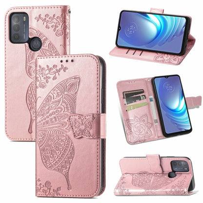 Butterfly Love Flowers Embossed Horizontal Flip Leather Case with Holder & Card Slots & Wallet & Lanyard, For Xiaomi Mi 11 Ultra, For Xiaomi Mi 11 Pro, For Samsung Galaxy S21 FE, For Samsung Galaxy A22 5G, For Samsung Galaxy A22 4G, For Motorola Moto G...