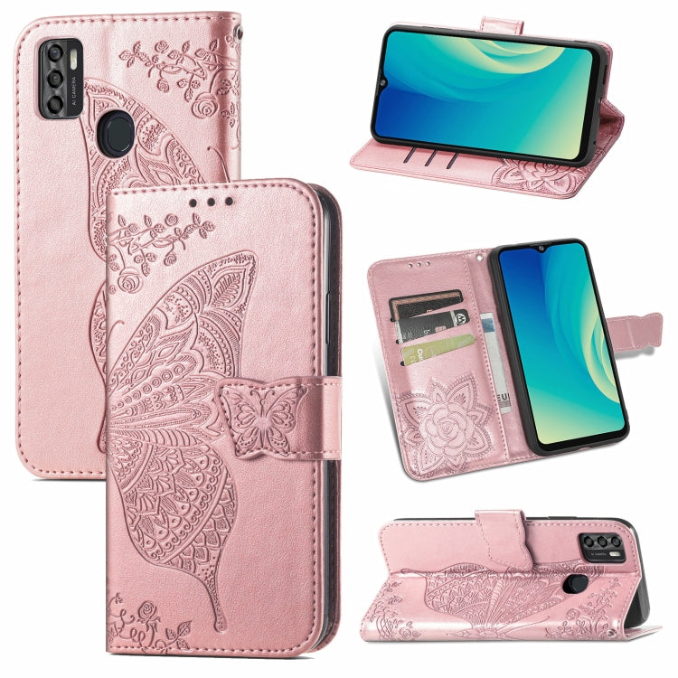 Butterfly Love Flowers Embossed Horizontal Flip Leather Case with Holder & Card Slots & Wallet & Lanyard, For Xiaomi Mi 11 Ultra, For Xiaomi Mi 11 Pro, For Samsung Galaxy S21 FE, For Samsung Galaxy A22 5G, For Samsung Galaxy A22 4G, For Motorola Moto G...