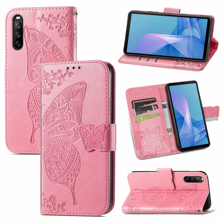 Butterfly Love Flowers Embossed Horizontal Flip Leather Case with Holder & Card Slots & Wallet & Lanyard, For Xiaomi Mi 11 Ultra, For Xiaomi Mi 11 Pro, For Samsung Galaxy S21 FE, For Samsung Galaxy A22 5G, For Samsung Galaxy A22 4G, For Motorola Moto G...