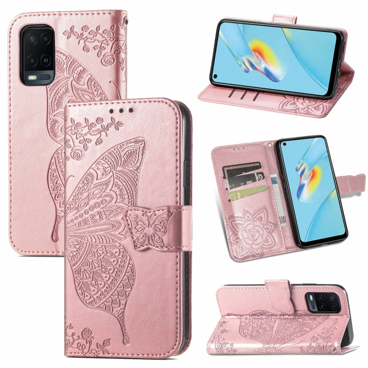 Butterfly Love Flowers Embossed Horizontal Flip Leather Case with Holder & Card Slots & Wallet & Lanyard, For Xiaomi Mi 11 Ultra, For Xiaomi Mi 11 Pro, For Samsung Galaxy S21 FE, For Samsung Galaxy A22 5G, For Samsung Galaxy A22 4G, For Motorola Moto G...