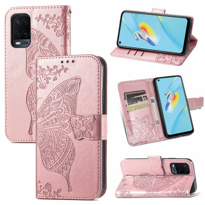 Butterfly Love Flowers Embossed Horizontal Flip Leather Case with Holder & Card Slots & Wallet & Lanyard, For Xiaomi Mi 11 Ultra, For Xiaomi Mi 11 Pro, For Samsung Galaxy S21 FE, For Samsung Galaxy A22 5G, For Samsung Galaxy A22 4G, For Motorola Moto G...