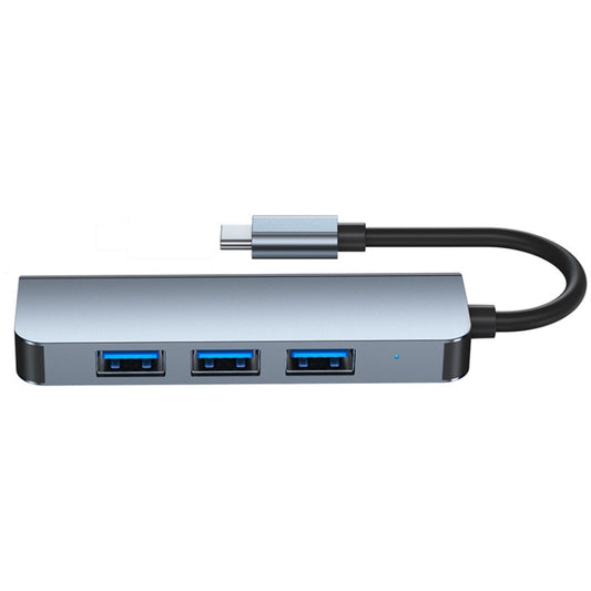 Concentrateur réseau 4-en-1 USB-C vers 3 ports USB 2.0 + 1 port USB 3.0