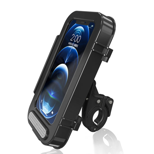 Support de téléphone de vélo étanche pour moto, boîtier de guidon pour téléphone portable de 4,7 à 6,8 pouces, support de vélo étanche