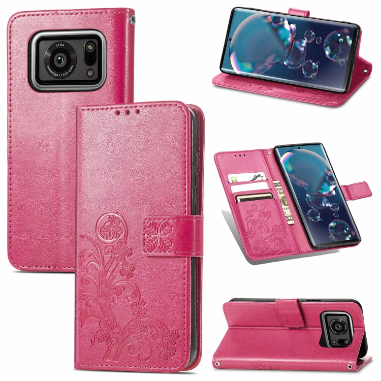 Four-leaf Clasp Embossed Buckle Mobile Phone Protection Leather Case with Lanyard & Card Slot & Wallet & Bracket Function, For Sony Xperia Ace II, For Sony Xperia 10 III, For Sony Xperia 1 III, For ZTE Axon 30 Ultra 5G, For Sharp R6                    ...