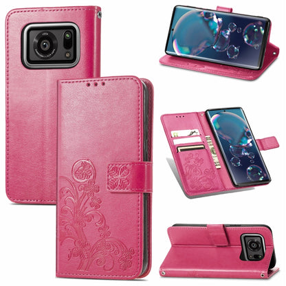 Four-leaf Clasp Embossed Buckle Mobile Phone Protection Leather Case with Lanyard & Card Slot & Wallet & Bracket Function, For Sony Xperia Ace II, For Sony Xperia 10 III, For Sony Xperia 1 III, For ZTE Axon 30 Ultra 5G, For Sharp R6                    ...