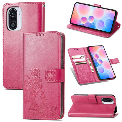 Four-leaf Clasp Embossed Buckle Mobile Phone Protection Leather Case with Lanyard & Card Slot & Wallet & Bracket Function, For Sony Xperia Ace II, For Sony Xperia 10 III, For Sony Xperia 1 III, For ZTE Axon 30 Ultra 5G, For Sharp R6                    ...