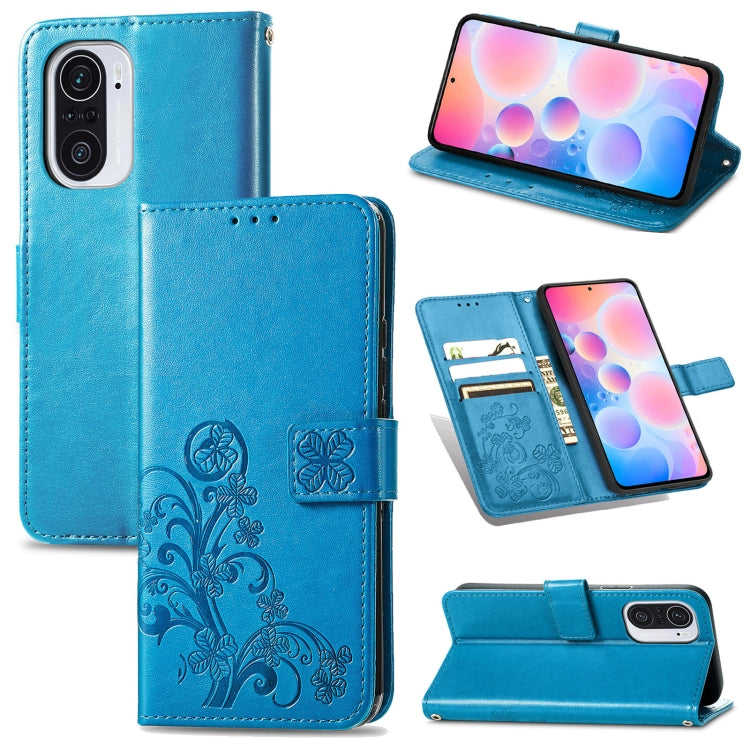 Four-leaf Clasp Embossed Buckle Mobile Phone Protection Leather Case with Lanyard & Card Slot & Wallet & Bracket Function, For Sony Xperia Ace II, For Sony Xperia 10 III, For Sony Xperia 1 III, For ZTE Axon 30 Ultra 5G, For Sharp R6                    ...