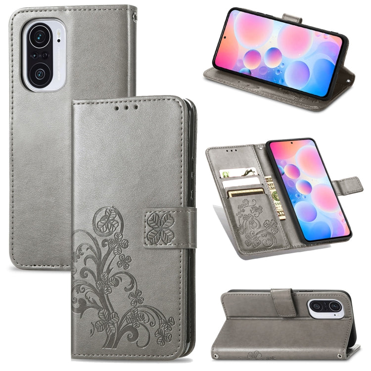 Four-leaf Clasp Embossed Buckle Mobile Phone Protection Leather Case with Lanyard & Card Slot & Wallet & Bracket Function, For Sony Xperia Ace II, For Sony Xperia 10 III, For Sony Xperia 1 III, For ZTE Axon 30 Ultra 5G, For Sharp R6                    ...
