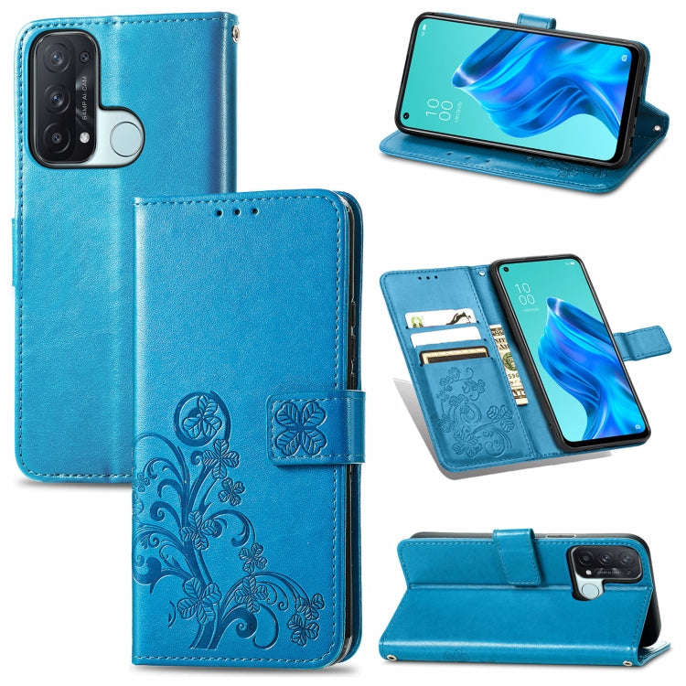 Four-leaf Clasp Embossed Buckle Mobile Phone Protection Leather Case with Lanyard & Card Slot & Wallet & Bracket Function, For Sony Xperia Ace II, For Sony Xperia 10 III, For Sony Xperia 1 III, For ZTE Axon 30 Ultra 5G, For Sharp R6                    ...