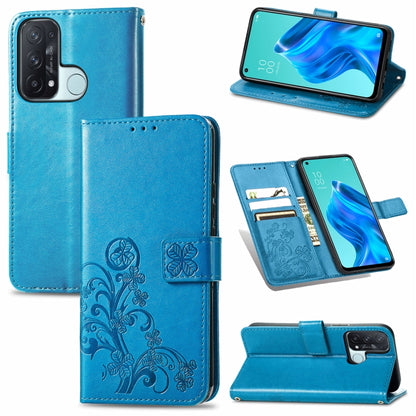 Four-leaf Clasp Embossed Buckle Mobile Phone Protection Leather Case with Lanyard & Card Slot & Wallet & Bracket Function, For Sony Xperia Ace II, For Sony Xperia 10 III, For Sony Xperia 1 III, For ZTE Axon 30 Ultra 5G, For Sharp R6                    ...
