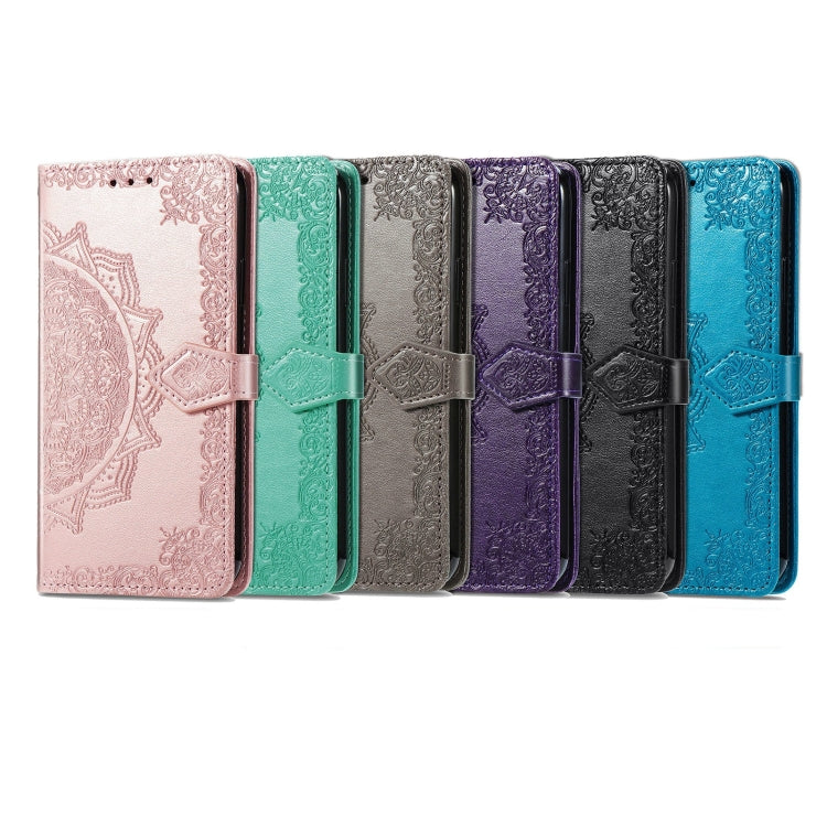 Mandala Flower Embossed Horizontal Flip Leather Case with Bracket / Card Slot / Wallet / Lanyard, For Nokia X10, For Sony Xperia Ace II, For TECNO Pop 3, For Sharp R6, For ZTE 30 Ultra 5G, For ZTE Libero 5G, For TECNO SPARK 6