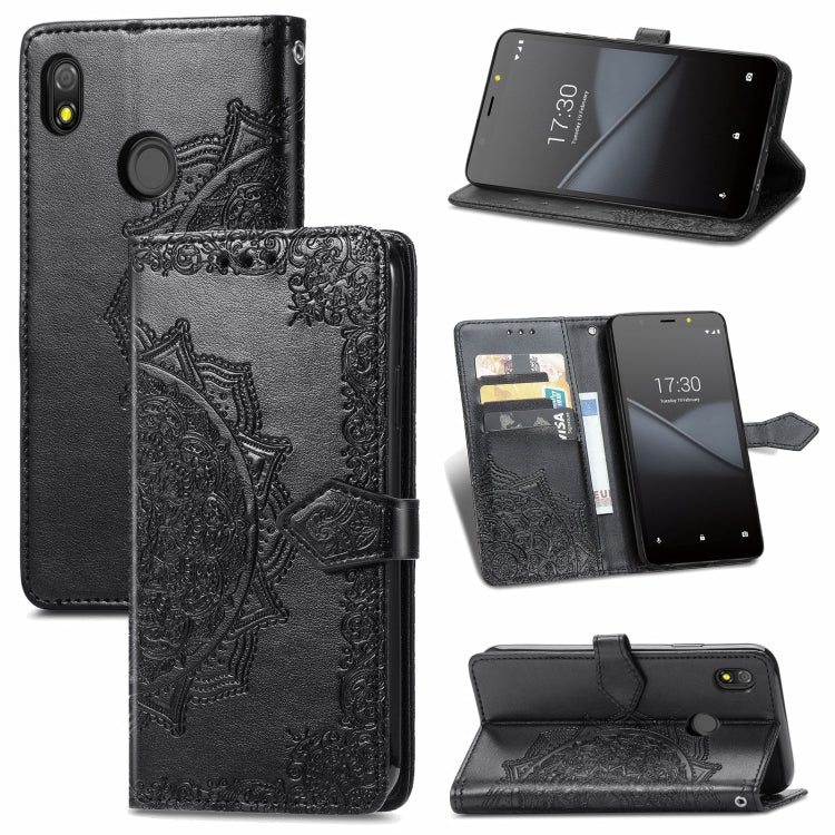 Mandala Flower Embossed Horizontal Flip Leather Case with Bracket / Card Slot / Wallet / Lanyard, For Nokia X10, For Sony Xperia Ace II, For TECNO Pop 3, For Sharp R6, For ZTE 30 Ultra 5G, For ZTE Libero 5G, For TECNO SPARK 6