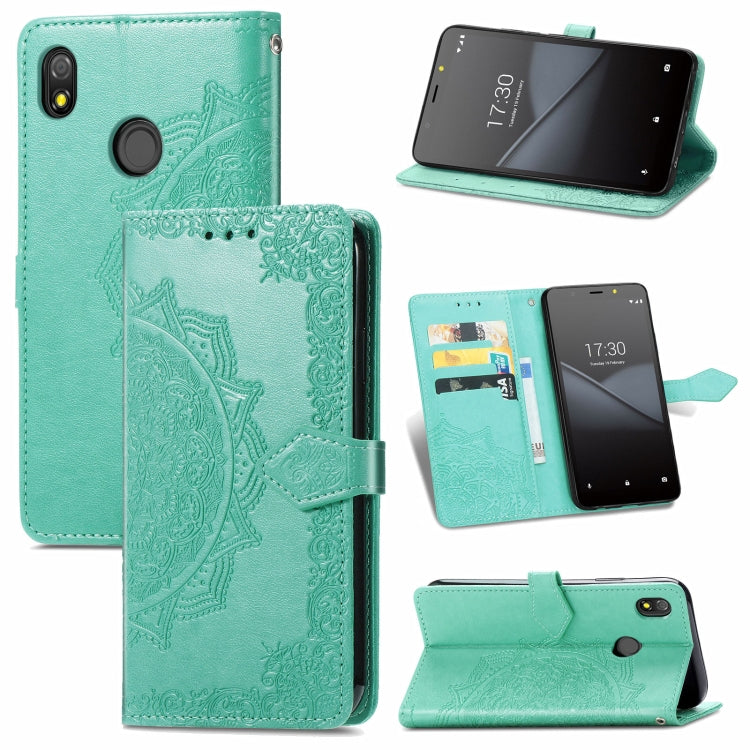 Mandala Flower Embossed Horizontal Flip Leather Case with Bracket / Card Slot / Wallet / Lanyard, For Nokia X10, For Sony Xperia Ace II, For TECNO Pop 3, For Sharp R6, For ZTE 30 Ultra 5G, For ZTE Libero 5G, For TECNO SPARK 6