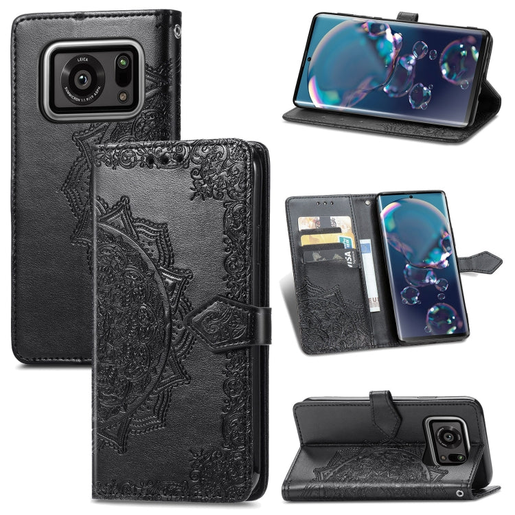Mandala Flower Embossed Horizontal Flip Leather Case with Bracket / Card Slot / Wallet / Lanyard, For Nokia X10, For Sony Xperia Ace II, For TECNO Pop 3, For Sharp R6, For ZTE 30 Ultra 5G, For ZTE Libero 5G, For TECNO SPARK 6