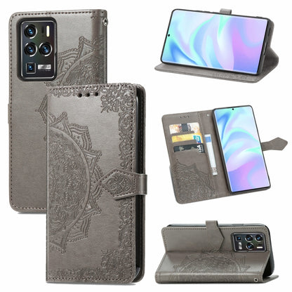 Mandala Flower Embossed Horizontal Flip Leather Case with Bracket / Card Slot / Wallet / Lanyard, For Nokia X10, For Sony Xperia Ace II, For TECNO Pop 3, For Sharp R6, For ZTE 30 Ultra 5G, For ZTE Libero 5G, For TECNO SPARK 6