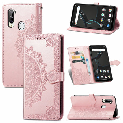 Mandala Flower Embossed Horizontal Flip Leather Case with Bracket / Card Slot / Wallet / Lanyard, For Nokia X10, For Sony Xperia Ace II, For TECNO Pop 3, For Sharp R6, For ZTE 30 Ultra 5G, For ZTE Libero 5G, For TECNO SPARK 6