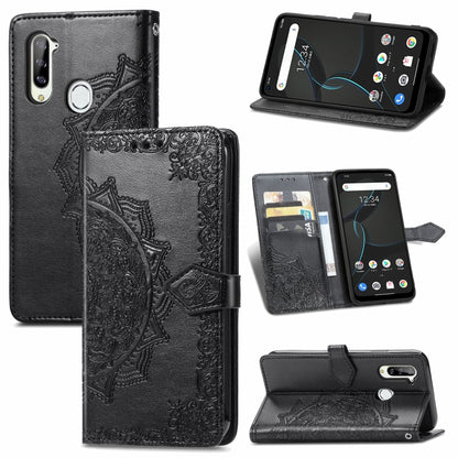Mandala Flower Embossed Horizontal Flip Leather Case with Bracket / Card Slot / Wallet / Lanyard, For Nokia X10, For Sony Xperia Ace II, For TECNO Pop 3, For Sharp R6, For ZTE 30 Ultra 5G, For ZTE Libero 5G, For TECNO SPARK 6