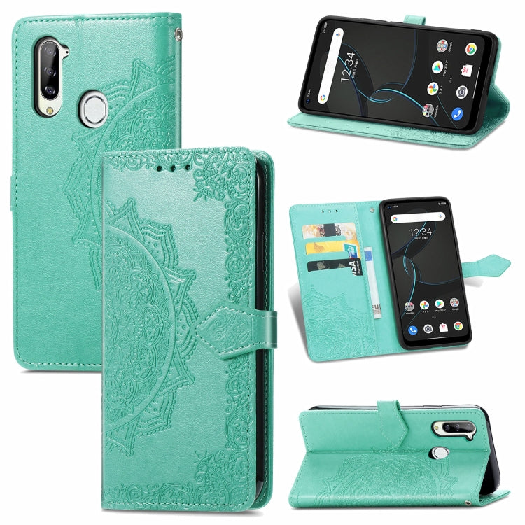 Mandala Flower Embossed Horizontal Flip Leather Case with Bracket / Card Slot / Wallet / Lanyard, For Nokia X10, For Sony Xperia Ace II, For TECNO Pop 3, For Sharp R6, For ZTE 30 Ultra 5G, For ZTE Libero 5G, For TECNO SPARK 6
