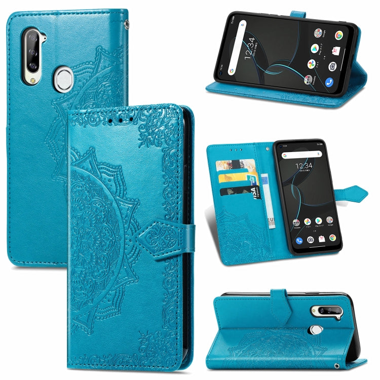 Mandala Flower Embossed Horizontal Flip Leather Case with Bracket / Card Slot / Wallet / Lanyard, For Nokia X10, For Sony Xperia Ace II, For TECNO Pop 3, For Sharp R6, For ZTE 30 Ultra 5G, For ZTE Libero 5G, For TECNO SPARK 6