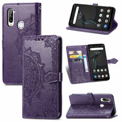 Mandala Flower Embossed Horizontal Flip Leather Case with Bracket / Card Slot / Wallet / Lanyard, For Nokia X10, For Sony Xperia Ace II, For TECNO Pop 3, For Sharp R6, For ZTE 30 Ultra 5G, For ZTE Libero 5G, For TECNO SPARK 6