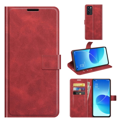 Retro Calf Pattern Buckle Horizontal Flip Leather Case with Holder & Card Slots & Wallet, For OPPO Reno6 5G, For OPPO Reno6 Pro 5G, For OPPO Realme C11 2021, For TCL 20S / 20 5G /20L / 20L+, For Samsung Galaxy A03s 164mm, For Sharp Aquos R6            ...