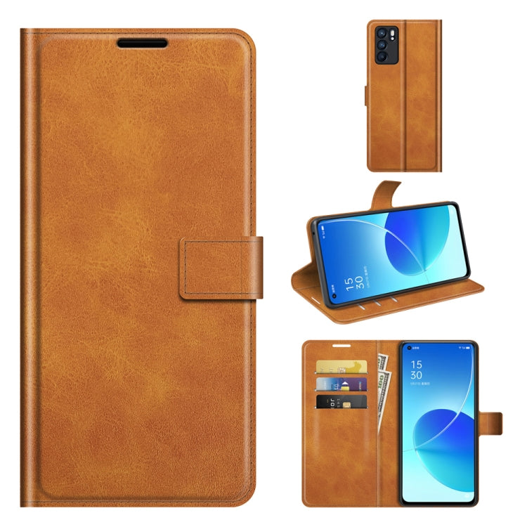 Retro Calf Pattern Buckle Horizontal Flip Leather Case with Holder & Card Slots & Wallet, For OPPO Reno6 5G, For OPPO Reno6 Pro 5G, For OPPO Realme C11 2021, For TCL 20S / 20 5G /20L / 20L+, For Samsung Galaxy A03s 164mm, For Sharp Aquos R6            ...
