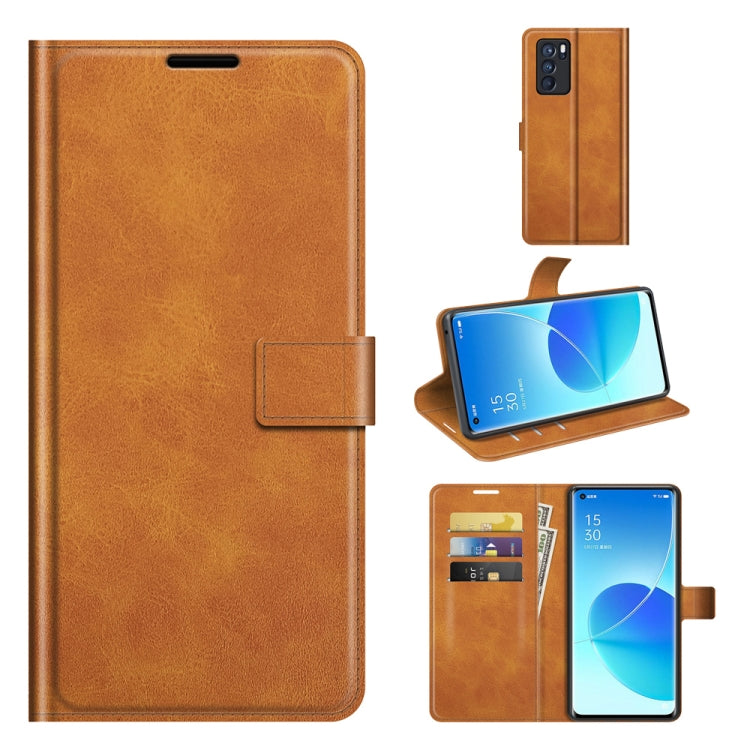Retro Calf Pattern Buckle Horizontal Flip Leather Case with Holder & Card Slots & Wallet, For OPPO Reno6 5G, For OPPO Reno6 Pro 5G, For OPPO Realme C11 2021, For TCL 20S / 20 5G /20L / 20L+, For Samsung Galaxy A03s 164mm, For Sharp Aquos R6            ...