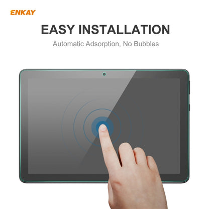 For Amazon Fire HD 10 / HD 10 Plus 2021 ENKAY Hat-Prince 0.33mm 9H Surface Hardness 2.5D Explosion-proof Tempered Glass Protector Film, 1 PCS, 2 PCS