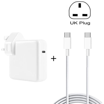 96W USB-C / Type-C Power Adapter Portable Charger with 1.8m USB-C / Type-C to USB-C / Type-C Charging Cable,, 96W UK Plug, 96W AU Plug, 96W US Plug, 96W EU Plug