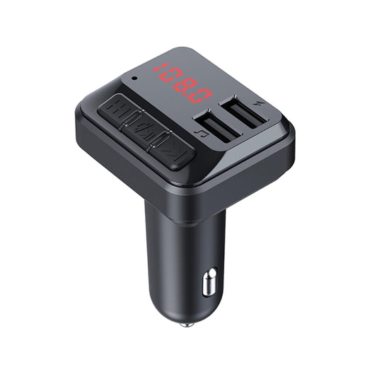 C6 Kit voiture transmetteur FM mains libres sans fil avec modulateur MP3 double chargeur USB 3.1A pour auto, C6