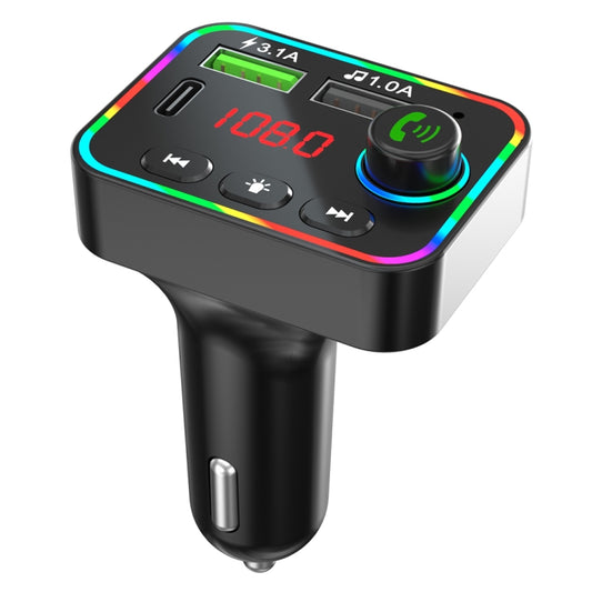 F4 Lecteur MP3 de Voiture Transmetteur FM Rétroéclairage Coloré Chargeur USB Double USB Accessoires de Voiture, F4