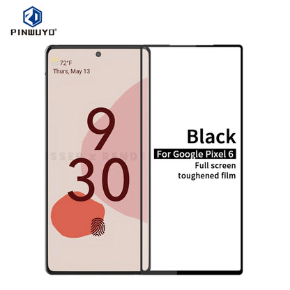 PINWUYO 9H 2.5D Full Screen Tempered Glass Film, For Google Pixel 6