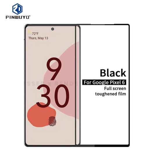 PINWUYO 9H 2.5D Full Screen Tempered Glass Film, For Google Pixel 6