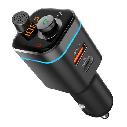 C72 Car MP3 Player Receiver FM Transmitter PD18W USB-C Car Charger Phone Music Player, C72