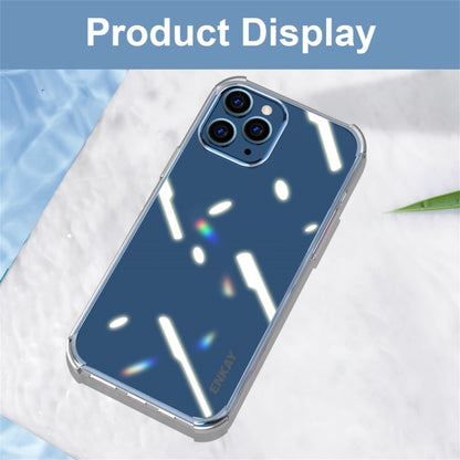 Hat-Prince ENKAY Clear TPU Shockproof Airbag Soft Case + Camera Lens Glass Film, For iPhone 12 Pro, For iPhone 12 Pro Max, For iPhone 12, For iPhone 12 mini, For iPhone 11 Pro, For iPhone 11 Pro Max, For iPhone 11