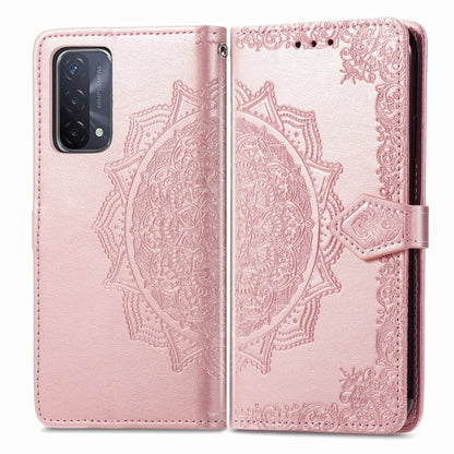 Mandala Flower Embossed Horizontal Flip Leather Case with Holder & Three Card Slots & Wallet & Lanyard, For Motorola Moto G Power 2021, For OPPO A54 5G, For OPPO A94 5G / F19 Pro+ 5G /Reno5 Z, For OPPO Realme C21, For OPPO Realme GT 5G / Realme Q3 Pro ...