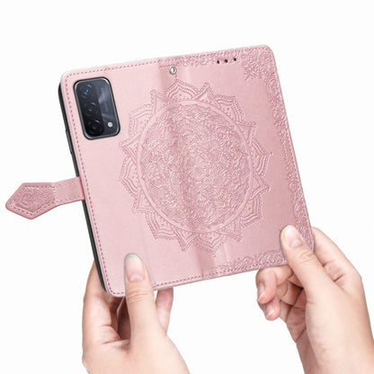 Mandala Flower Embossed Horizontal Flip Leather Case with Holder & Three Card Slots & Wallet & Lanyard, For Motorola Moto G Power 2021, For OPPO A54 5G, For OPPO A94 5G / F19 Pro+ 5G /Reno5 Z, For OPPO Realme C21, For OPPO Realme GT 5G / Realme Q3 Pro ...
